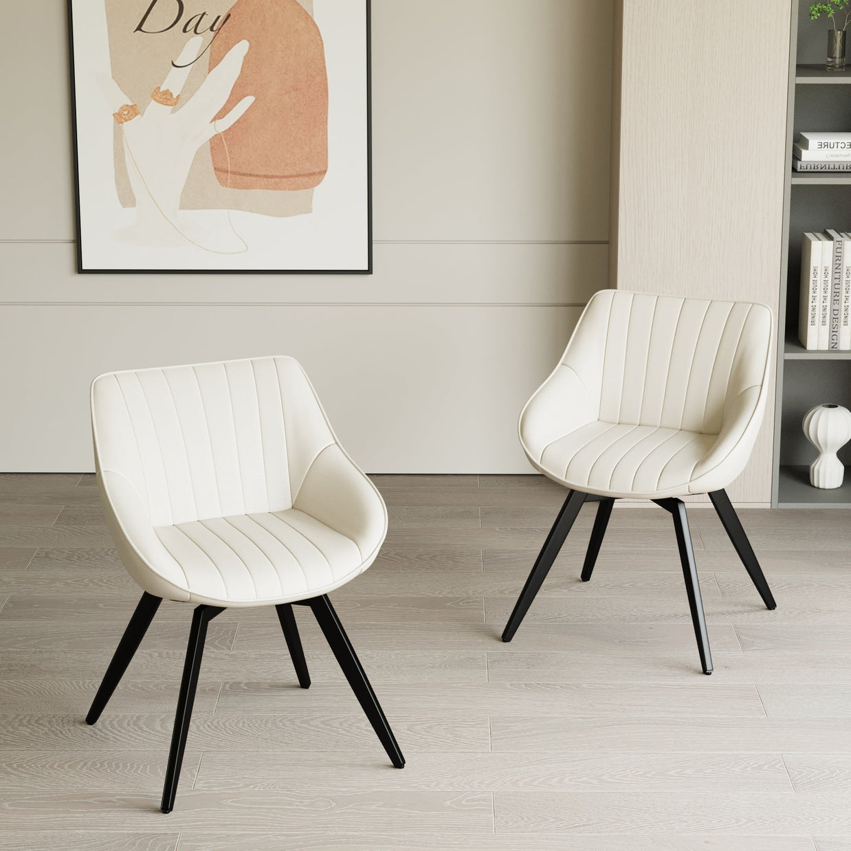 Set of 2 Dining Chairs - Medieval Modern Kitchen Design