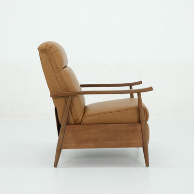 Hampton (B) - Recliner Push Thru The Arms - Santa Fe-Brandy