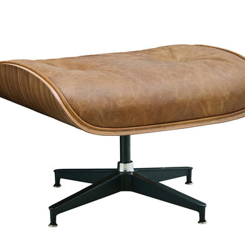 Luxury Lounge / Office Chair with Ottoman – Top Grain Leather