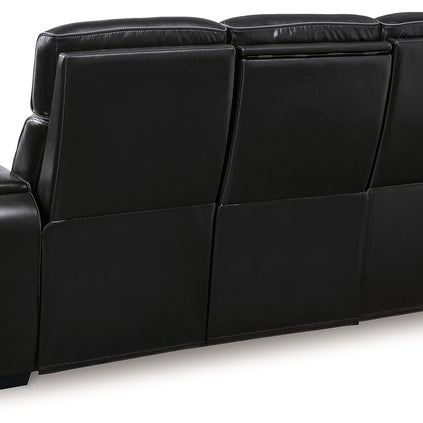 Boyington - 2 Pc. - Power Reclining Sofa And Loveseat - Black