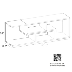 Cubicco 47'' TV Stand and Media Console