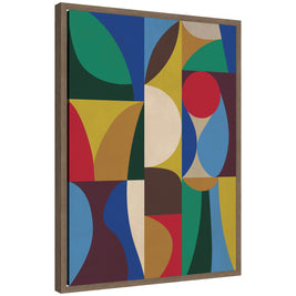 Abstract 03 by Rachel Lee Framed Canvas Wall Art Print