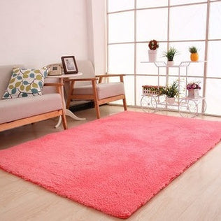 Living Room Rug Area Solid Carpet Fluffy Soft Home Decor White Plush Carpet Bedroom Carpet Kitchen Floor Mats White Rug Tapete