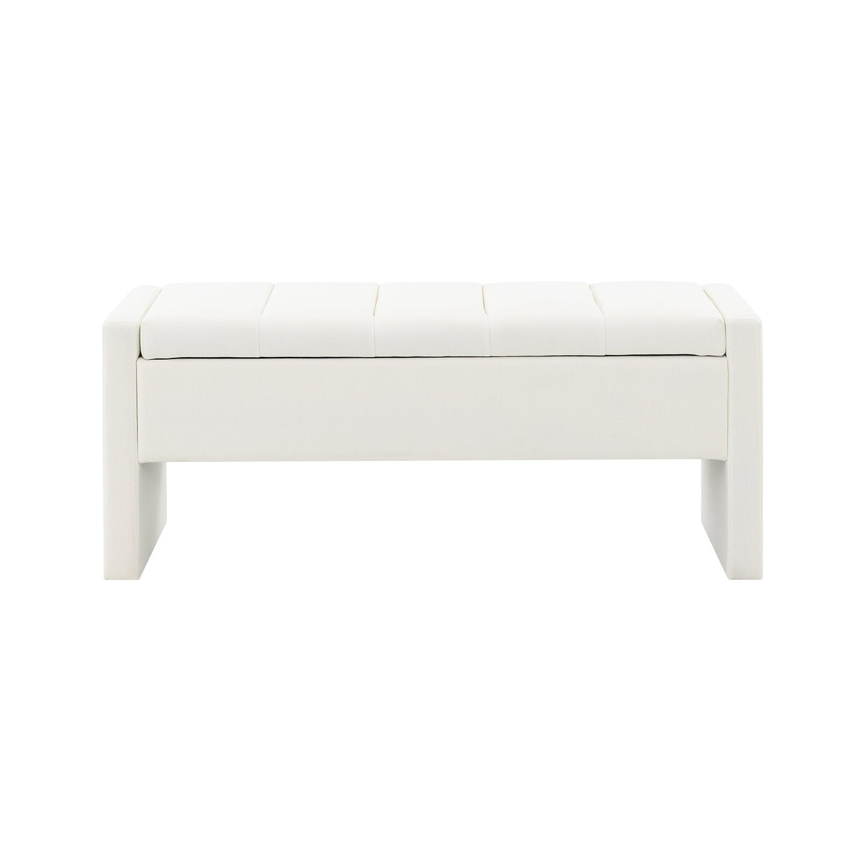 Modern Bed End Bench with Storage