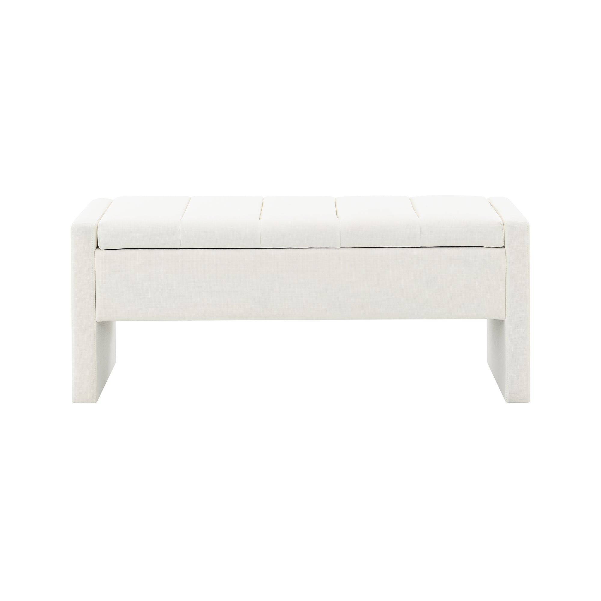 Modern Bed End Bench with Storage