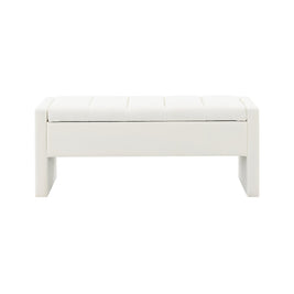 Modern Bed End Bench with Storage
