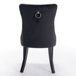 Nikki Collection Modern Tufted Dining Chair Set
