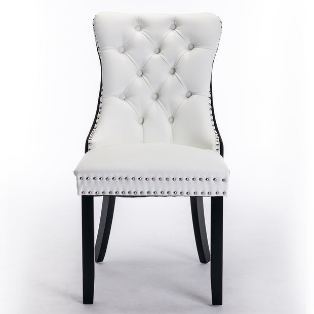 Nikki Collection Modern Tufted Dining Chair Set