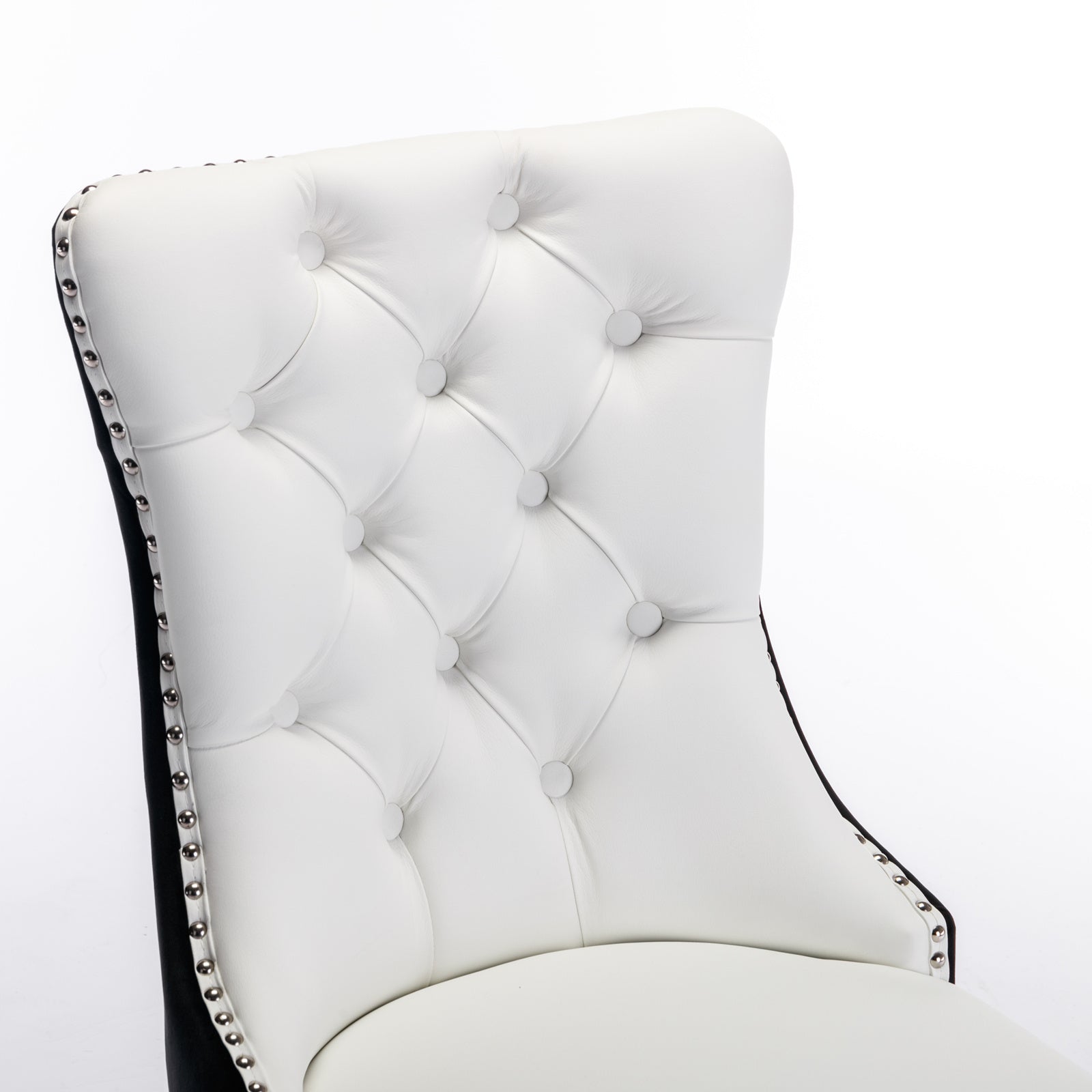 Nikki Collection Modern Tufted Dining Chair Set