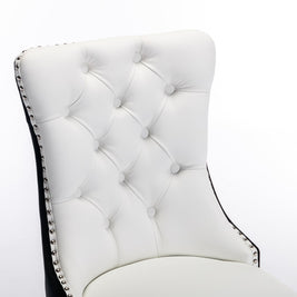 Nikki Collection Modern Tufted Dining Chair Set