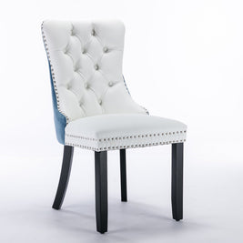 Nikki Collection Modern Upholstered Dining Chair Set