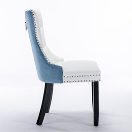 Nikki Collection Modern Upholstered Dining Chair Set