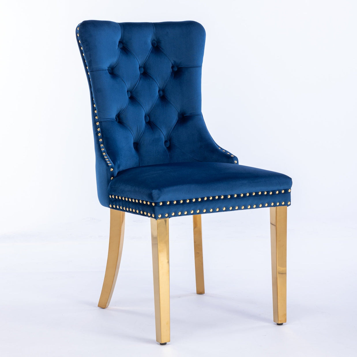 Nikki Collection Modern Velvet Upholstered Dining Chair Set of 2