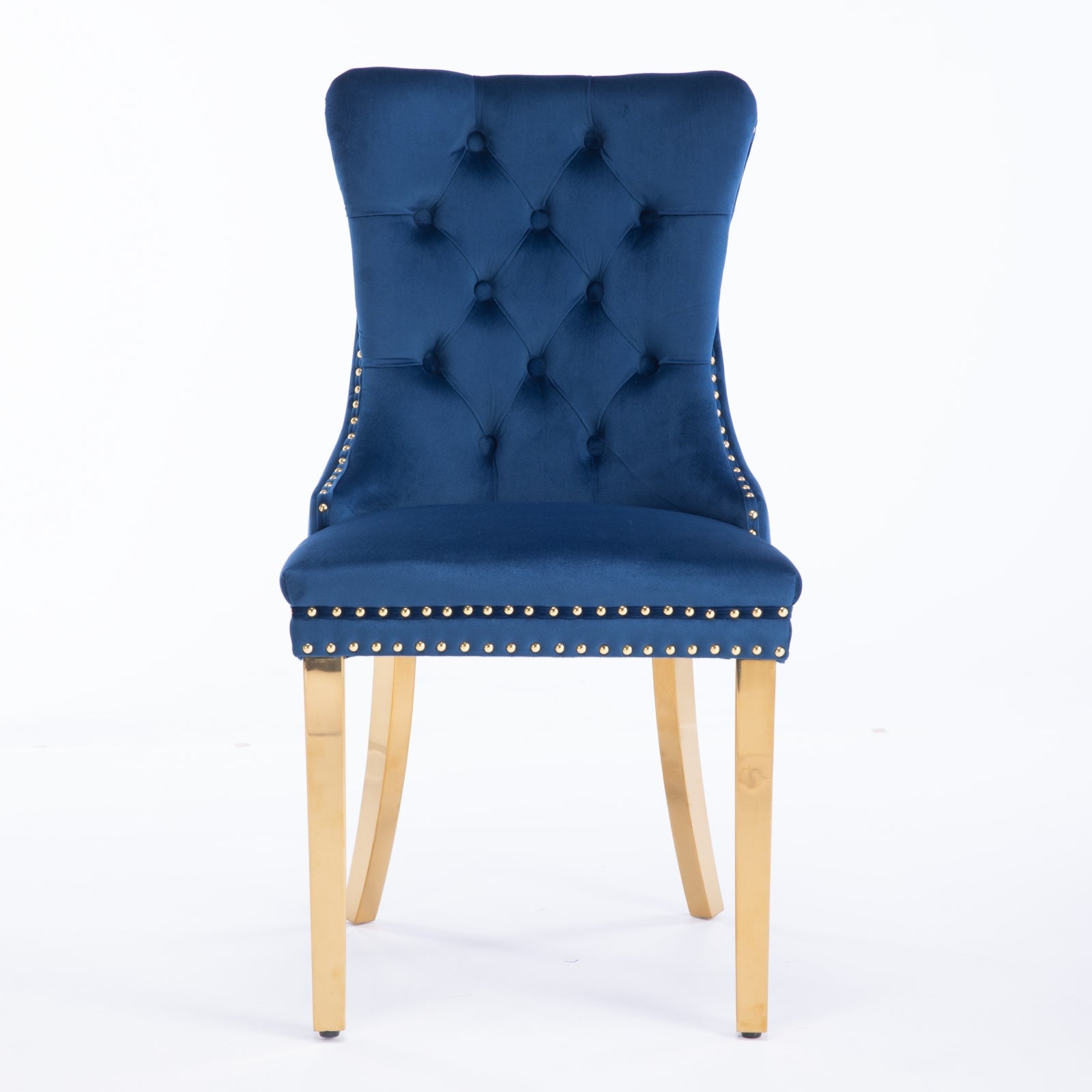 Nikki Collection Modern Velvet Upholstered Dining Chair Set of 2