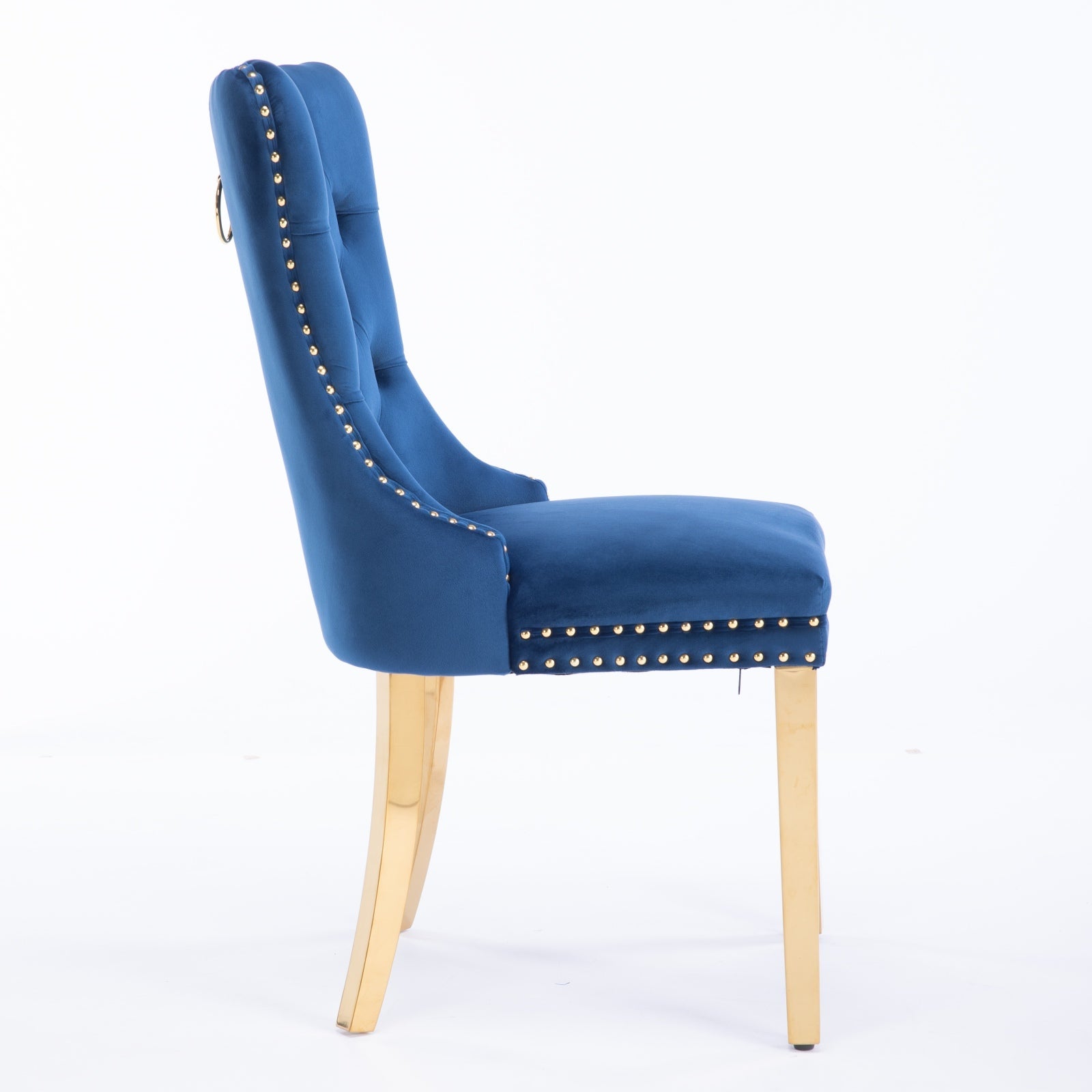 Nikki Collection Modern Velvet Upholstered Dining Chair Set of 2