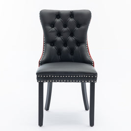 Nikki Collection Modern Tufted Dining Chair Set - 2-Pcs