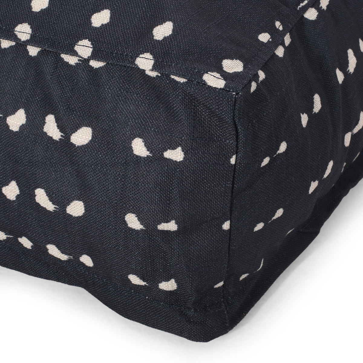 Dalm Fabric Square Pouf