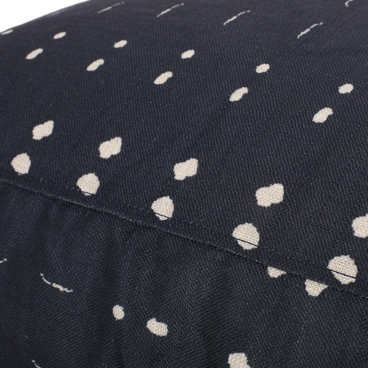 Dalm Fabric Square Pouf