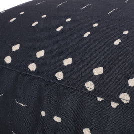 Dalm Fabric Square Pouf