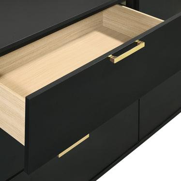Kendall 6-drawer Dresser Black