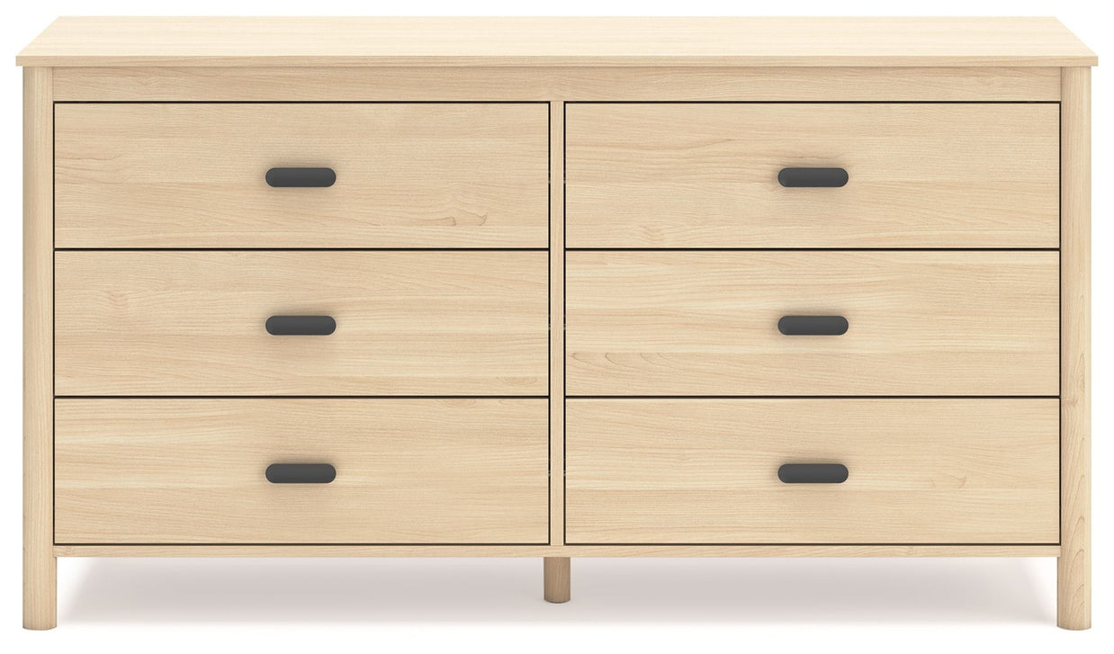 Cabinella - Six Drawer Dresser - Tan