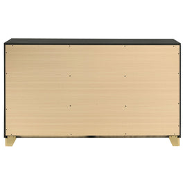 Caraway 6-drawer Dresser Black
