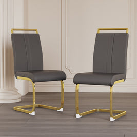 Side Dining Room Chair, Padded Seat High Back