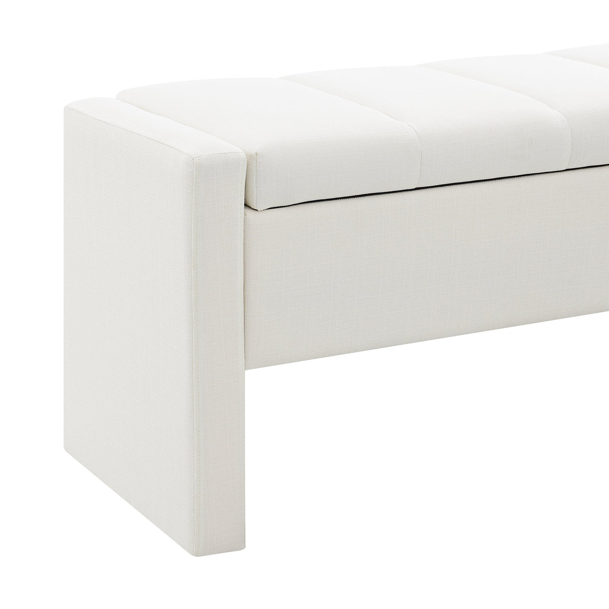Modern Bed End Bench with Storage