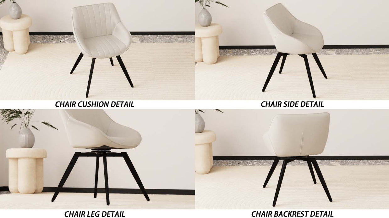 Set of 2 Dining Chairs - Medieval Modern Kitchen Design