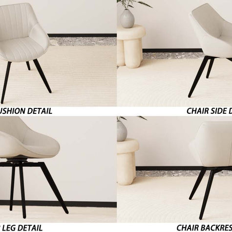 Set of 2 Dining Chairs - Medieval Modern Kitchen Design