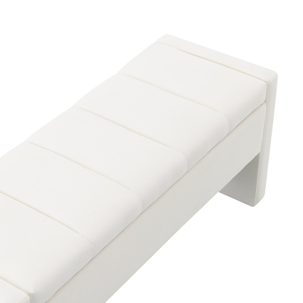 Modern Bed End Bench with Storage