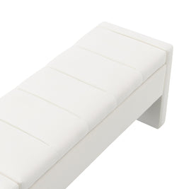 Modern Bed End Bench with Storage