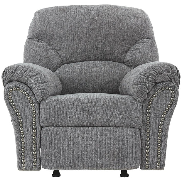 Allmaxx - Rocker Recliner - Pewter