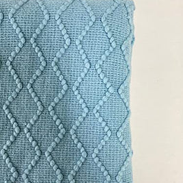 Fennco Styles Modern Textured Weave Knit Throw with Fringe 50