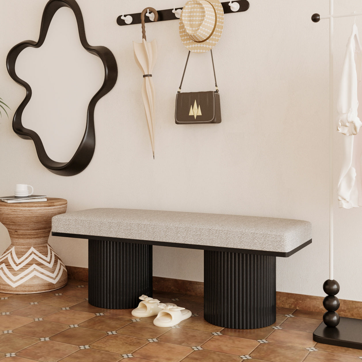Upholstered Bench with Modern Style and Comfort