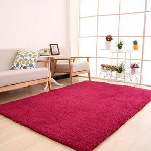 Living Room Rug Area Solid Carpet Fluffy Soft Home Decor White Plush Carpet Bedroom Carpet Kitchen Floor Mats White Rug Tapete