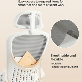 Ergonomic Mesh Office Chair – Multi Color High Back Chair with Lumbar Support