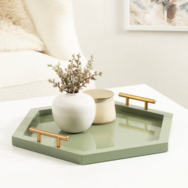 Halsey Hexagon Decorative Tray