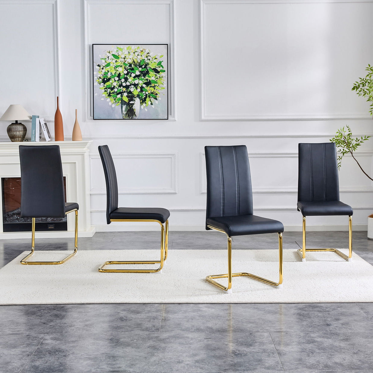 Luxury Aesthetic Upholstered Dining Chairs For Dining Room