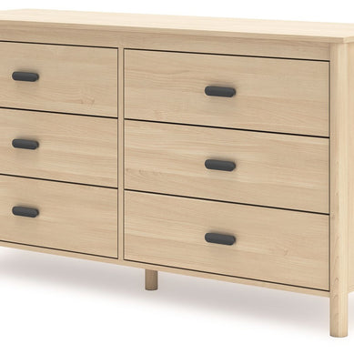 Cabinella - Six Drawer Dresser - Tan