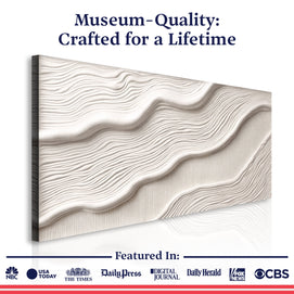 Ivory Abstract Wall Art II