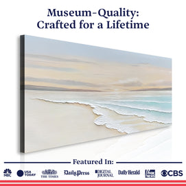 Serene Ocean Wave Coastal Wall Art IV