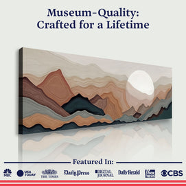 Abstract Mountains Landscape Wall Art