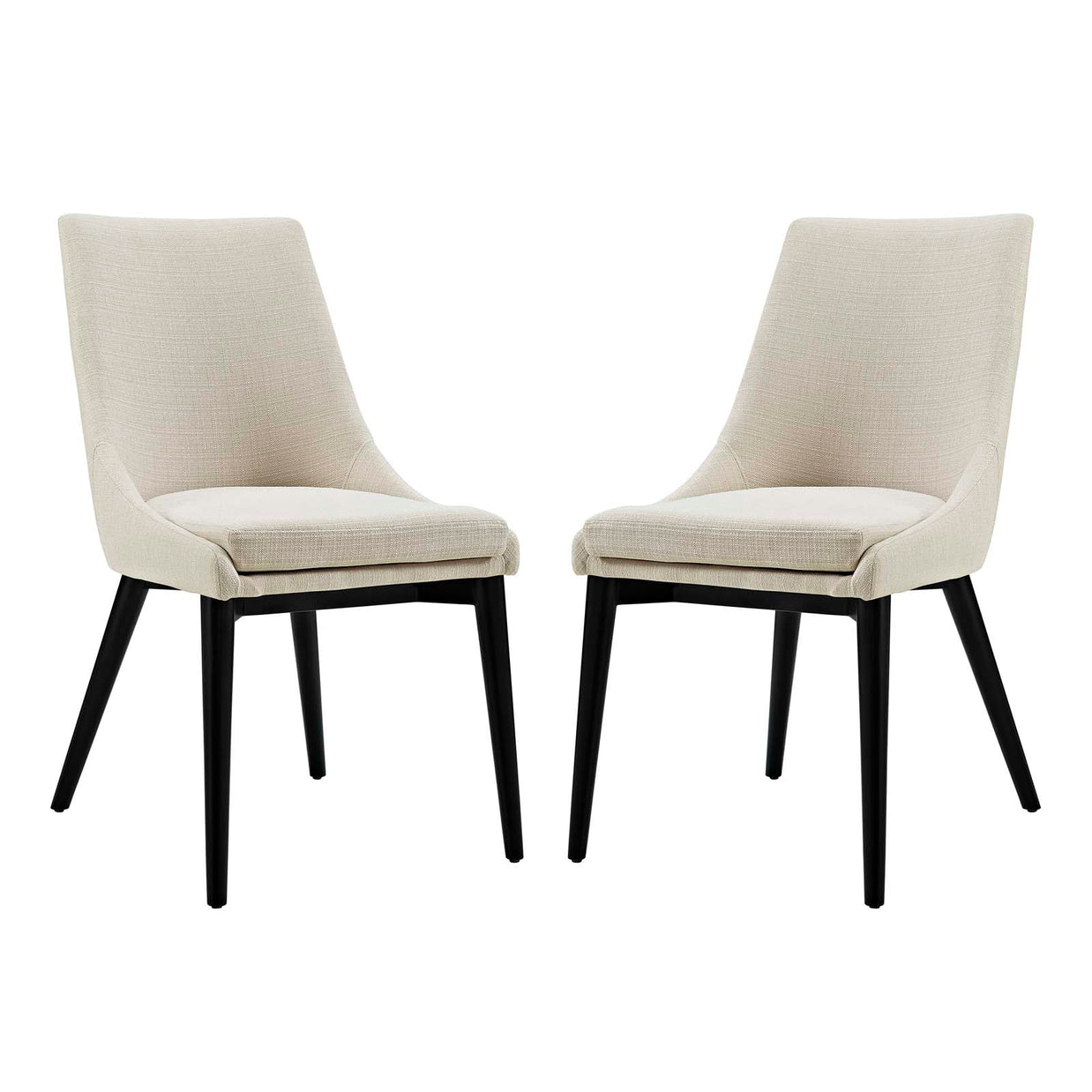 Viscount Fabric Dining Side Chair Set of 2 by Modway