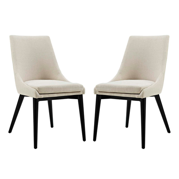 Viscount Fabric Dining Side Chair Set of 2 by Modway