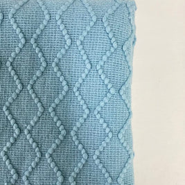 Fennco Styles Modern Textured Weave Knit Throw with Fringe 50