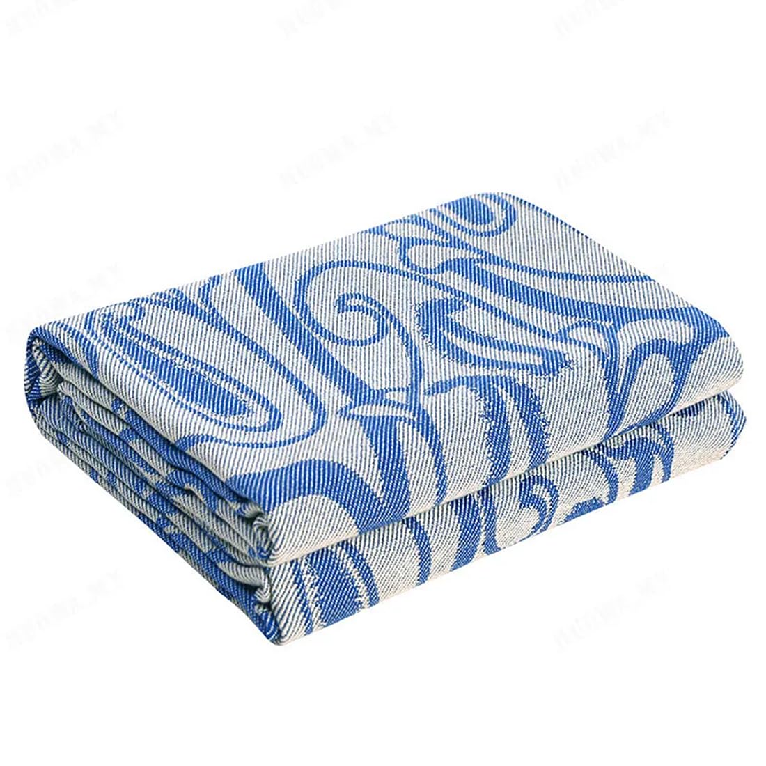 Fennco Styles Modern Paisley Knit Throw Blanket 50