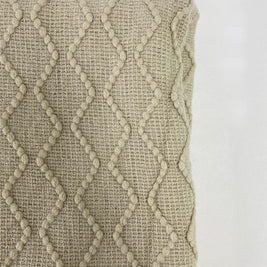 Fennco Styles Modern Textured Weave Knit Throw with Fringe 50