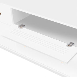 U-Can TV Stand for 75+ Inch TV Entertainment Center TV Media Console Table Modern TV Stand