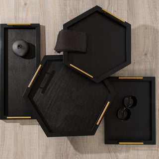 Halsey Hexagon Decorative Tray